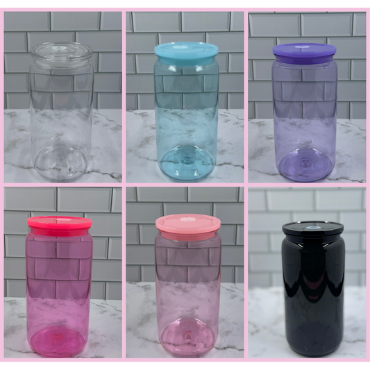 16 oz PLASTIC Custom Non-Snow Globe Tumbler