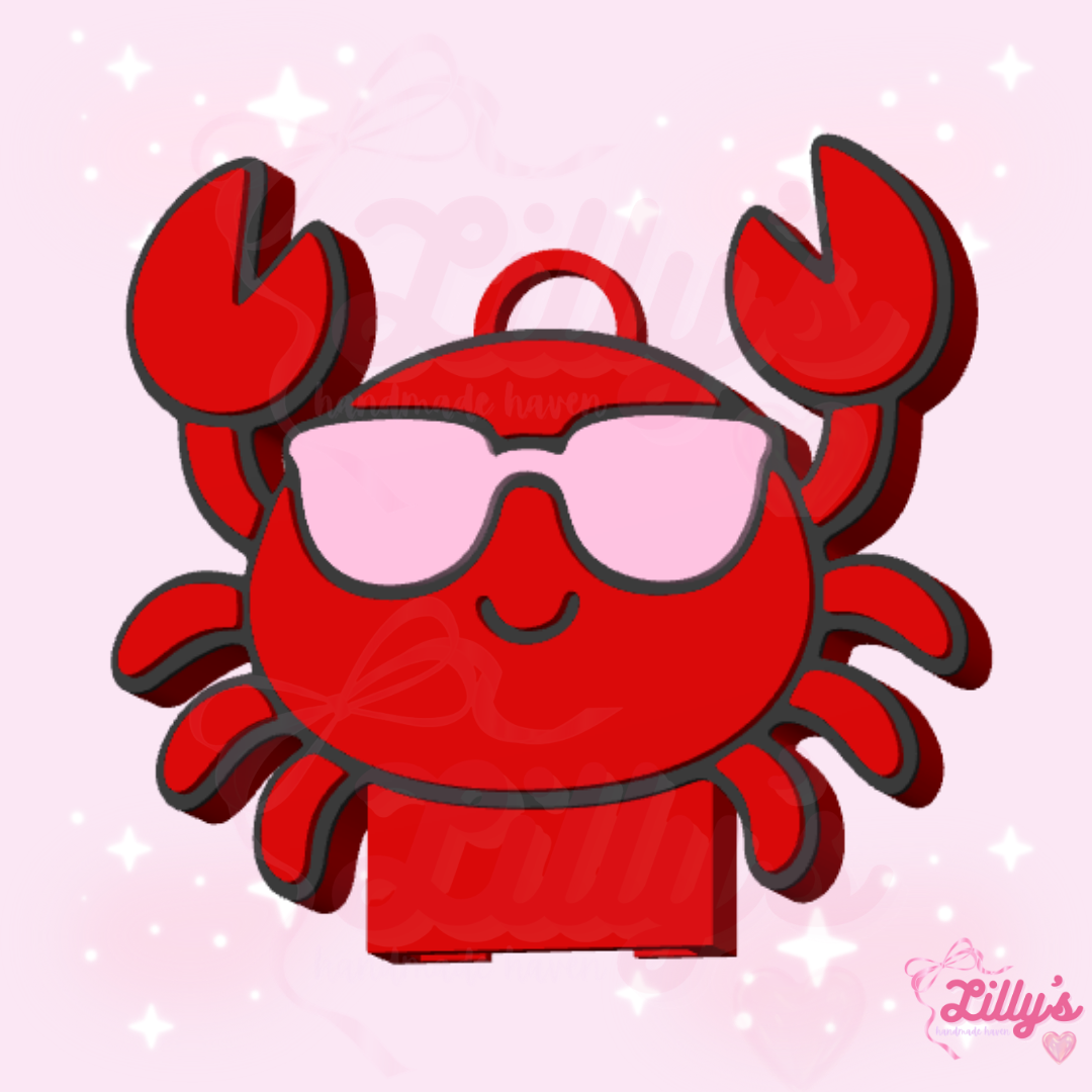 Cute Crab Can Opener Keychain