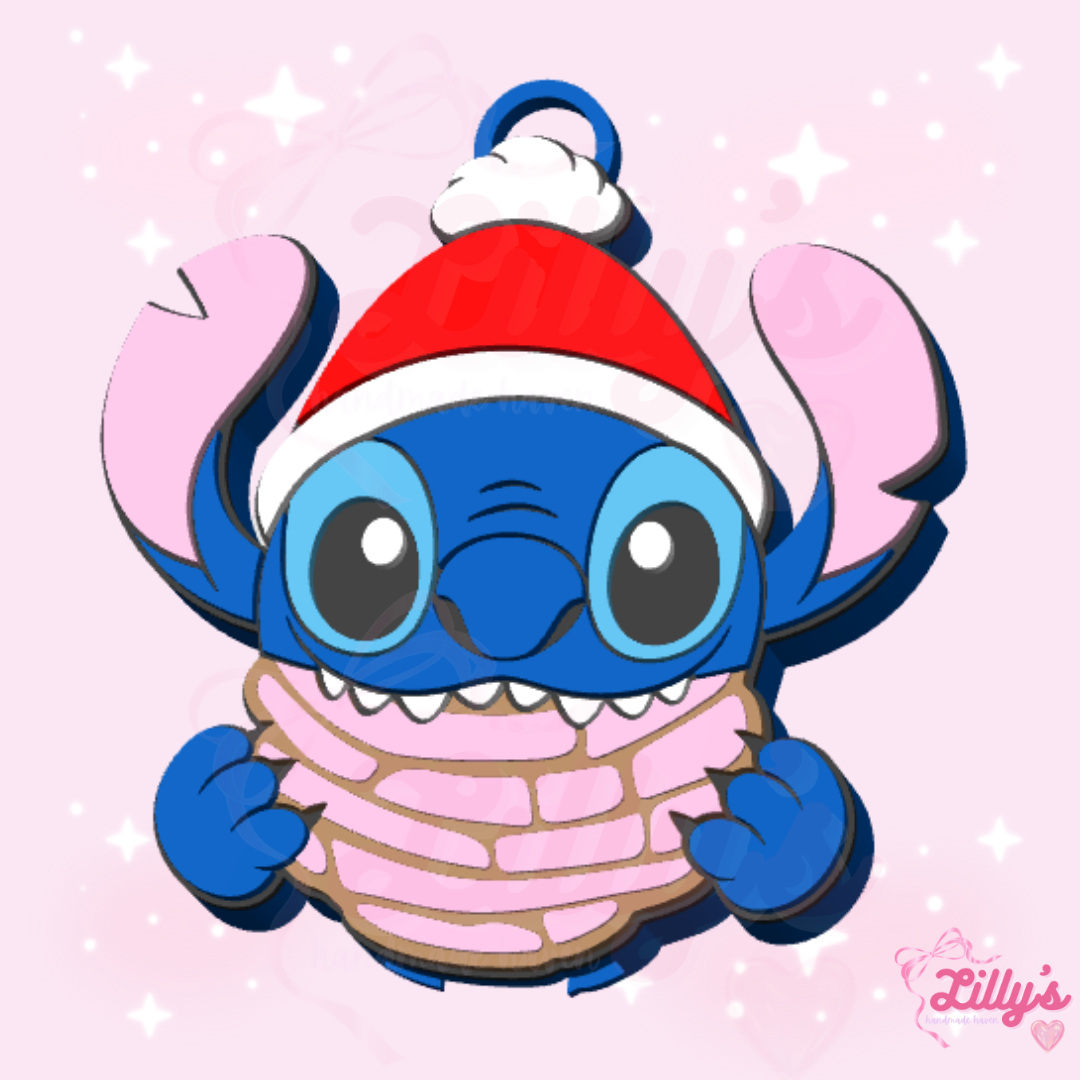 Blue Alien Concha Can Opener Keychain
