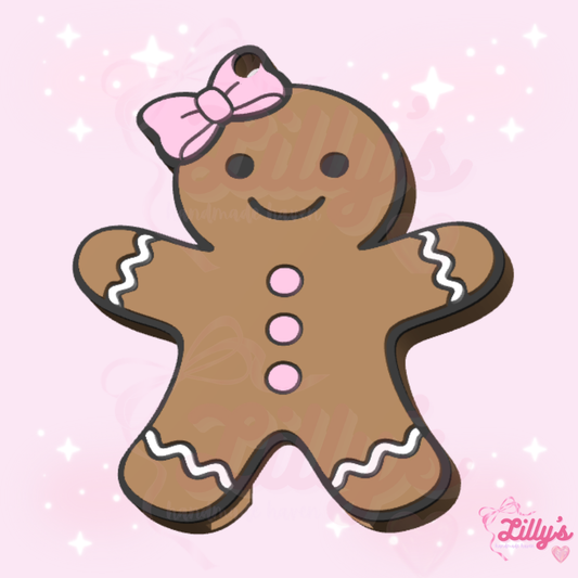Gingerbread Girl Can Opener Keychain