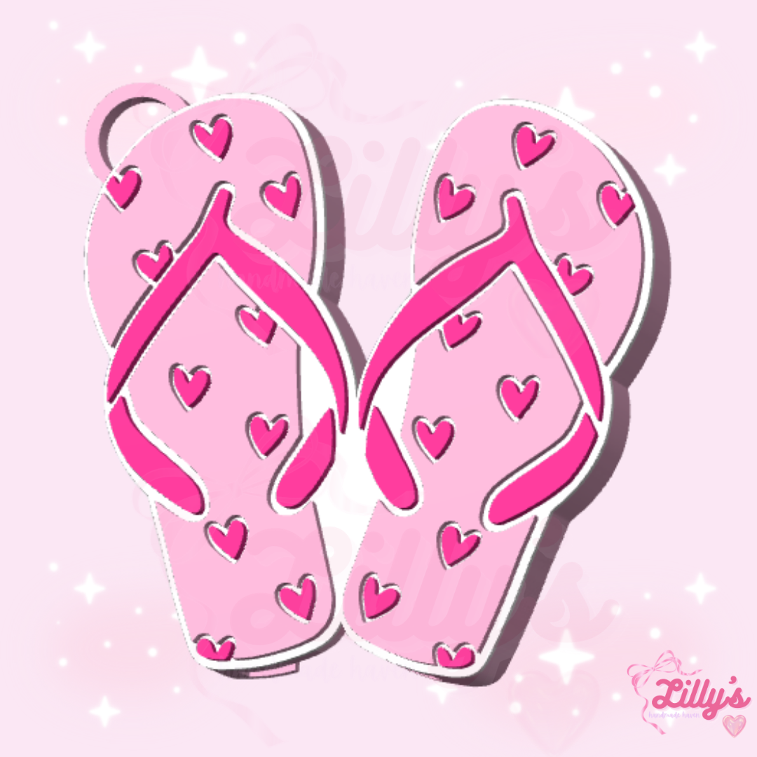 Flip Flops Can Opener Keychain
