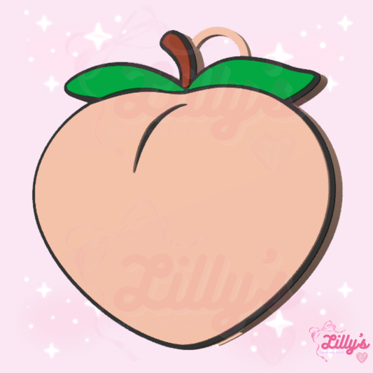 Peach Can Opener Keychain