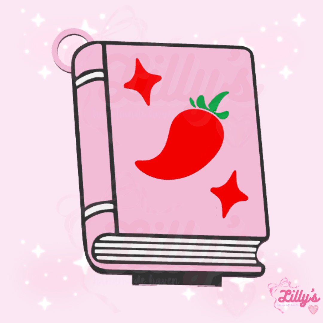 Spicy Book Can Opener Keychain