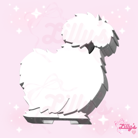 Silkie Chicken Can Opener Keychain