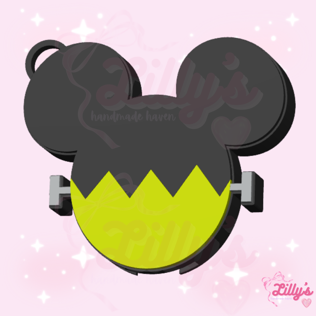 Boy Mouse Frankenstein Can Opener Keychain