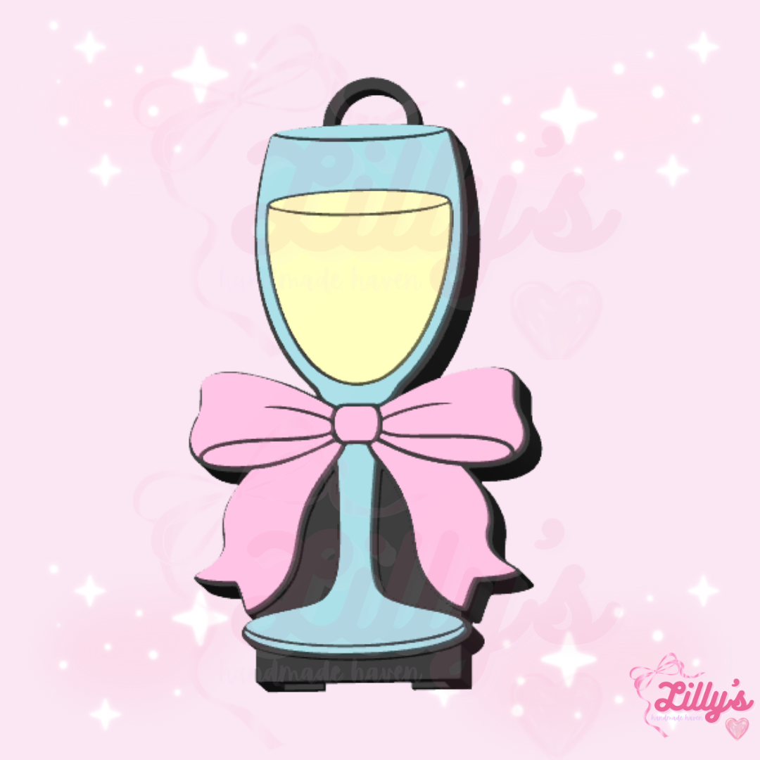 Bubby with Bow Can Opener Keychain