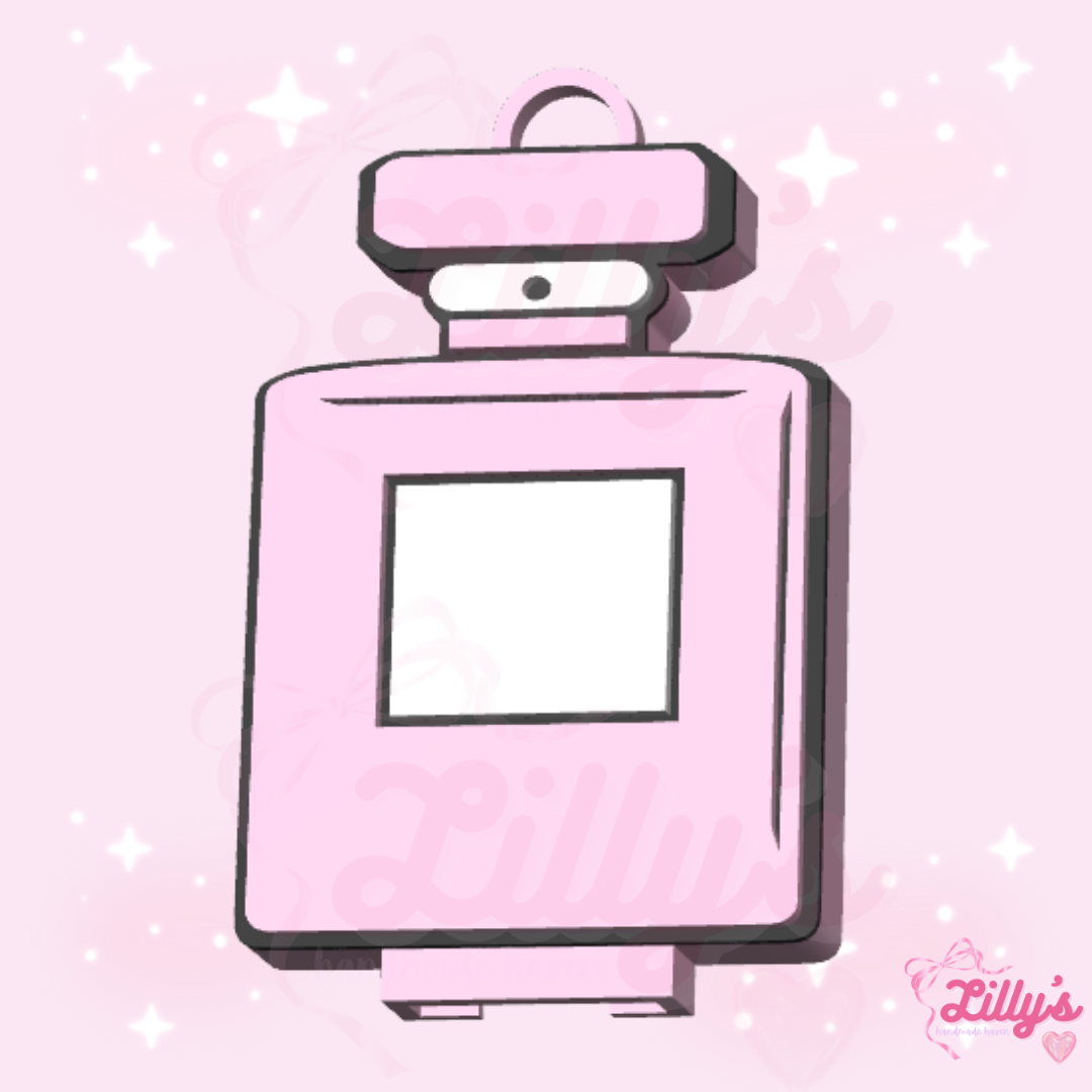 Perfume Bottle Can Opener Keychain
