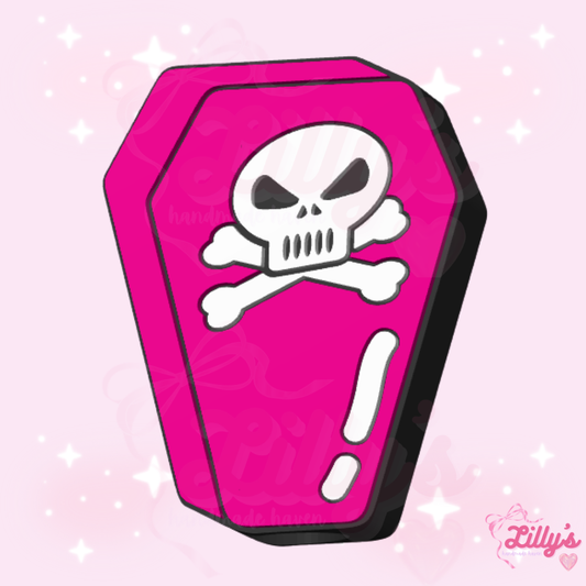 Coffin Straw Topper