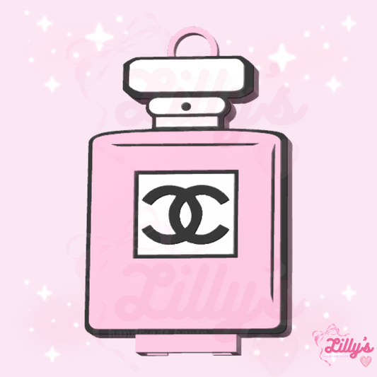Perfume Bottle Designer Can Opener Keychain