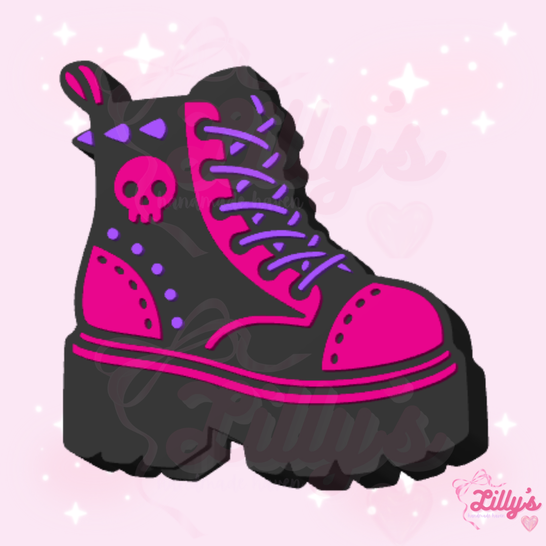 Cute Steampunk Boots Straw Topper