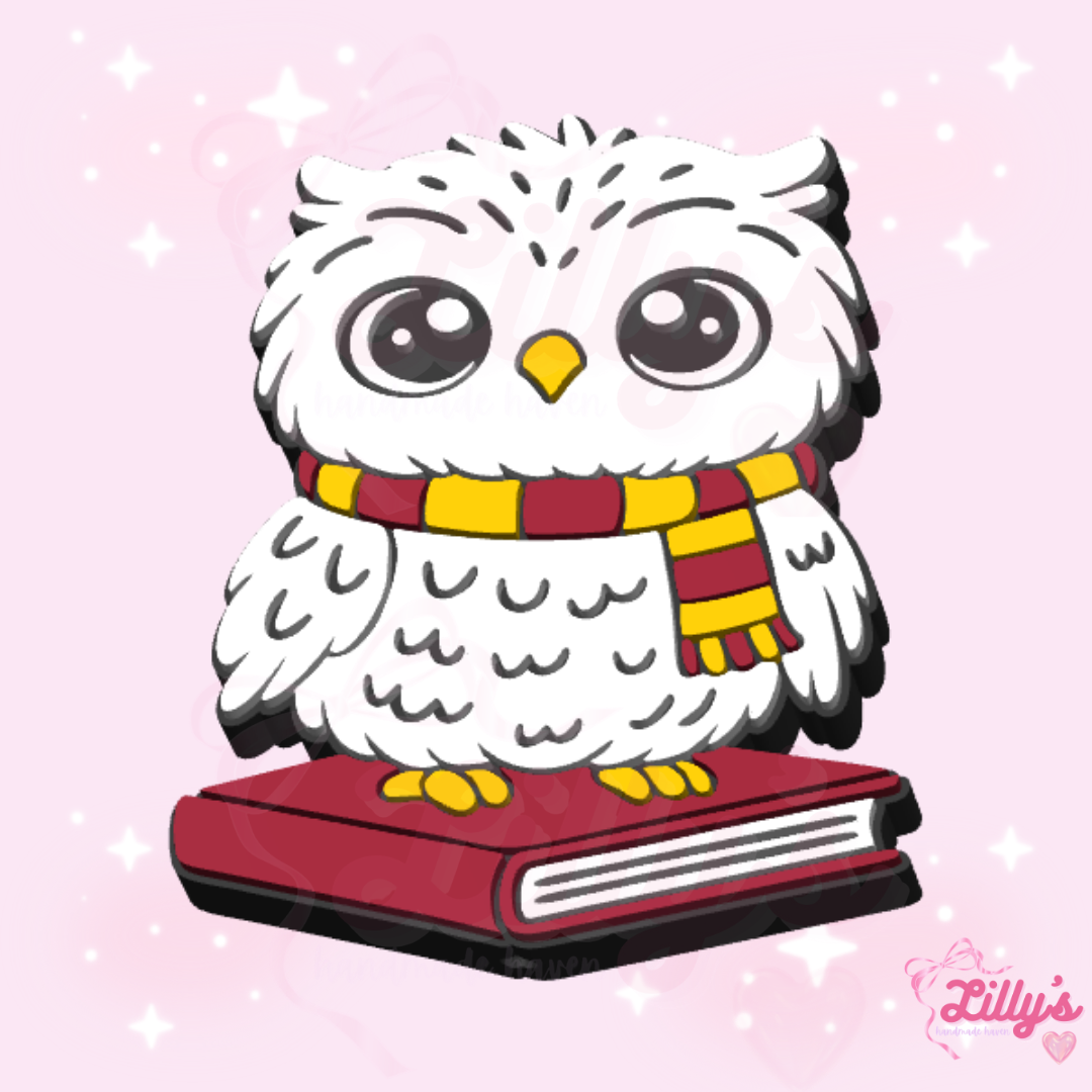 HP White Owl Pen Topper