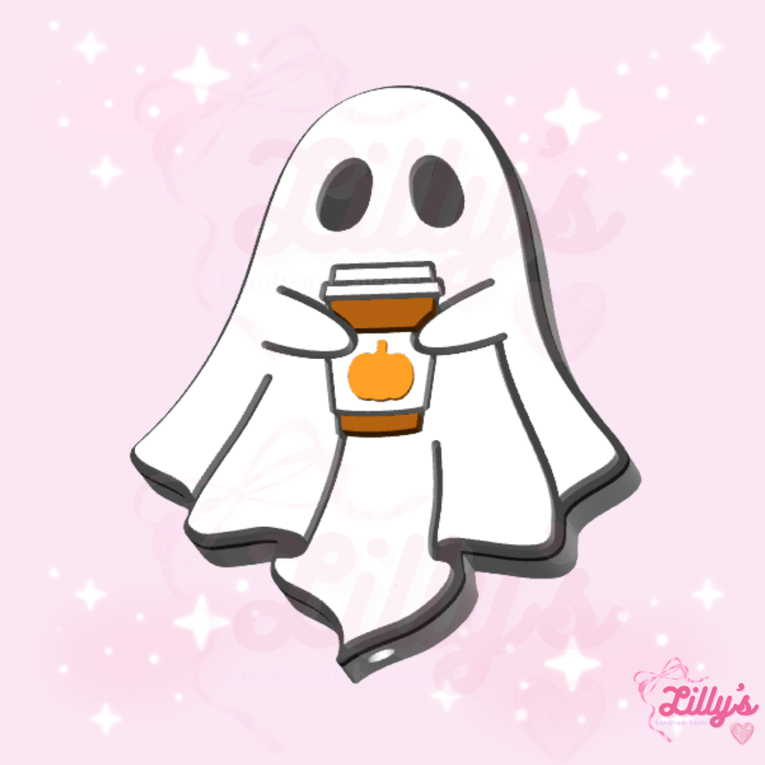 Pumpkin Spice Ghost Pen Topper