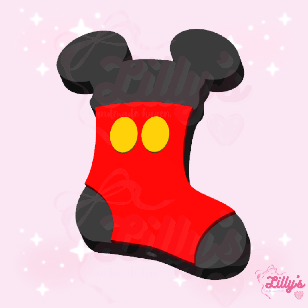 Boy Mouse Stocking Pen Topper