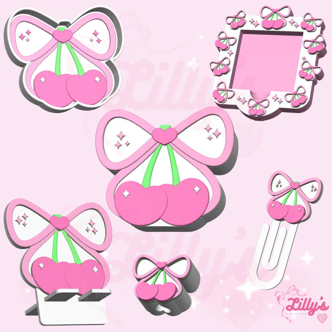 Coquette Cherry Desk Gift Bundle