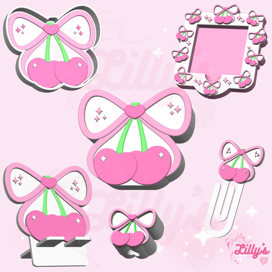 Coquette Cherry Desk Gift Bundle