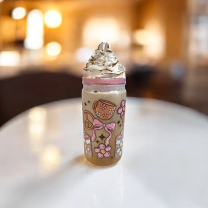 16 oz Acrylic Snow Globe – Coffee Addict