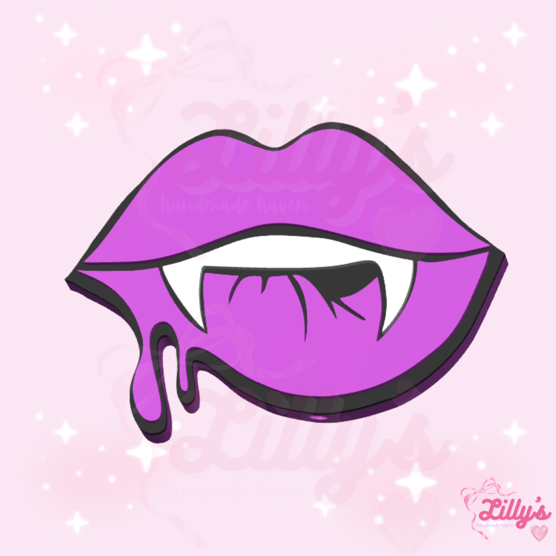Vampire Lips Pen Topper