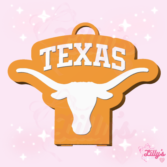 Texas Long Sports Can Opener Keychain