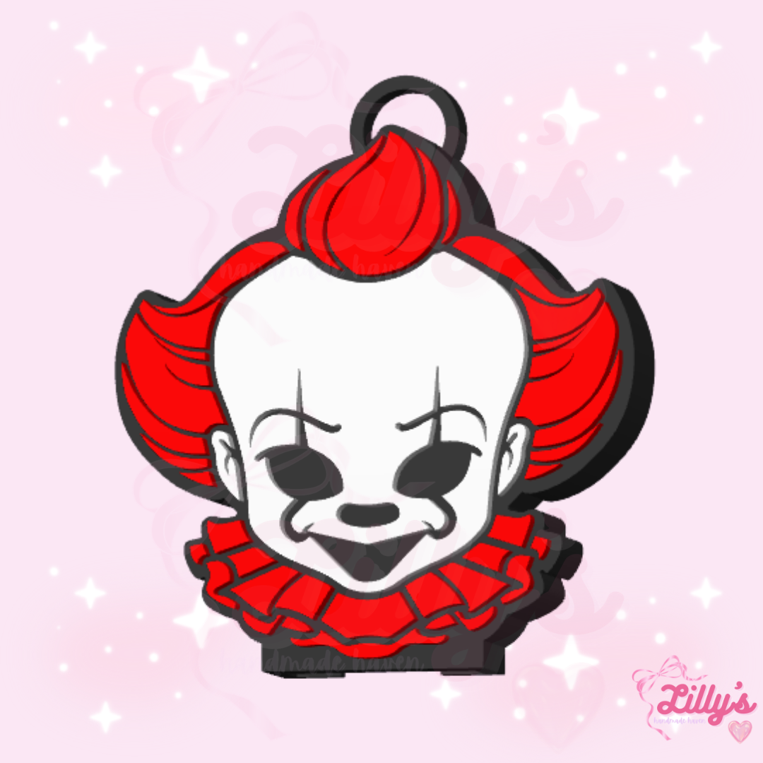 Scary Clown Can Opener Keychain