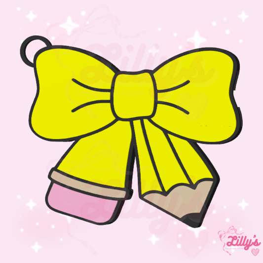 Pencil Bow #1 Can Opener Keychain