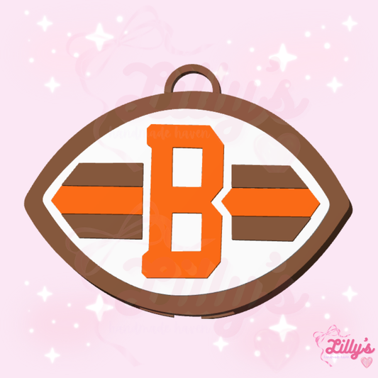 Clev Brown F-Ball Can Opener Keychain