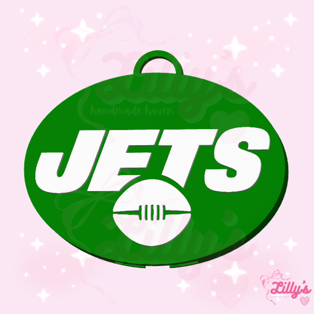 NY Jettys F-Ball Can Opener Keychain