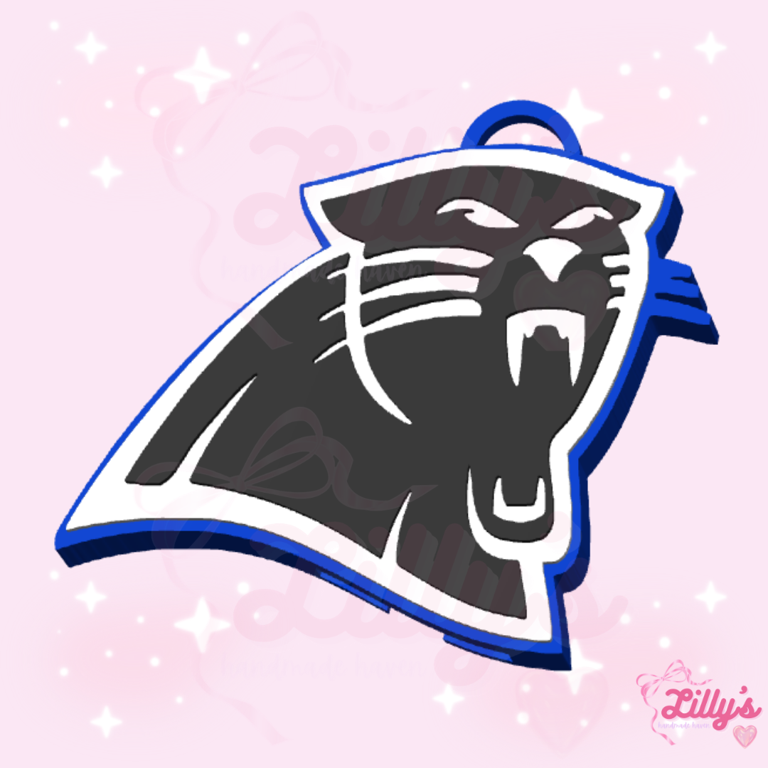 Carolina Black Cat F-Ball Can Opener Keychain