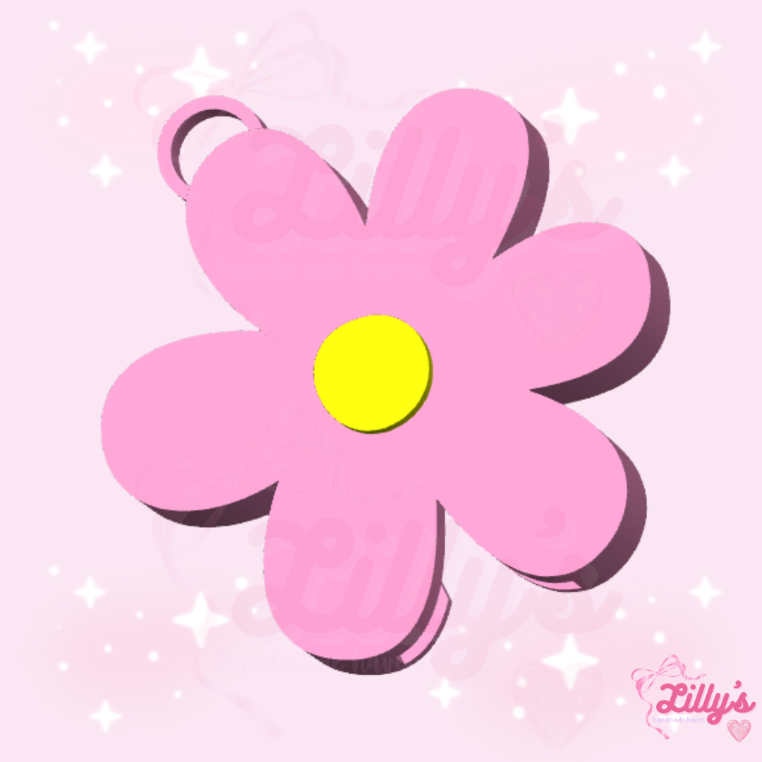 Flower Can Opener Keychain