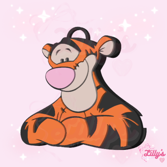 Silly Tiger Can Opener Keychain