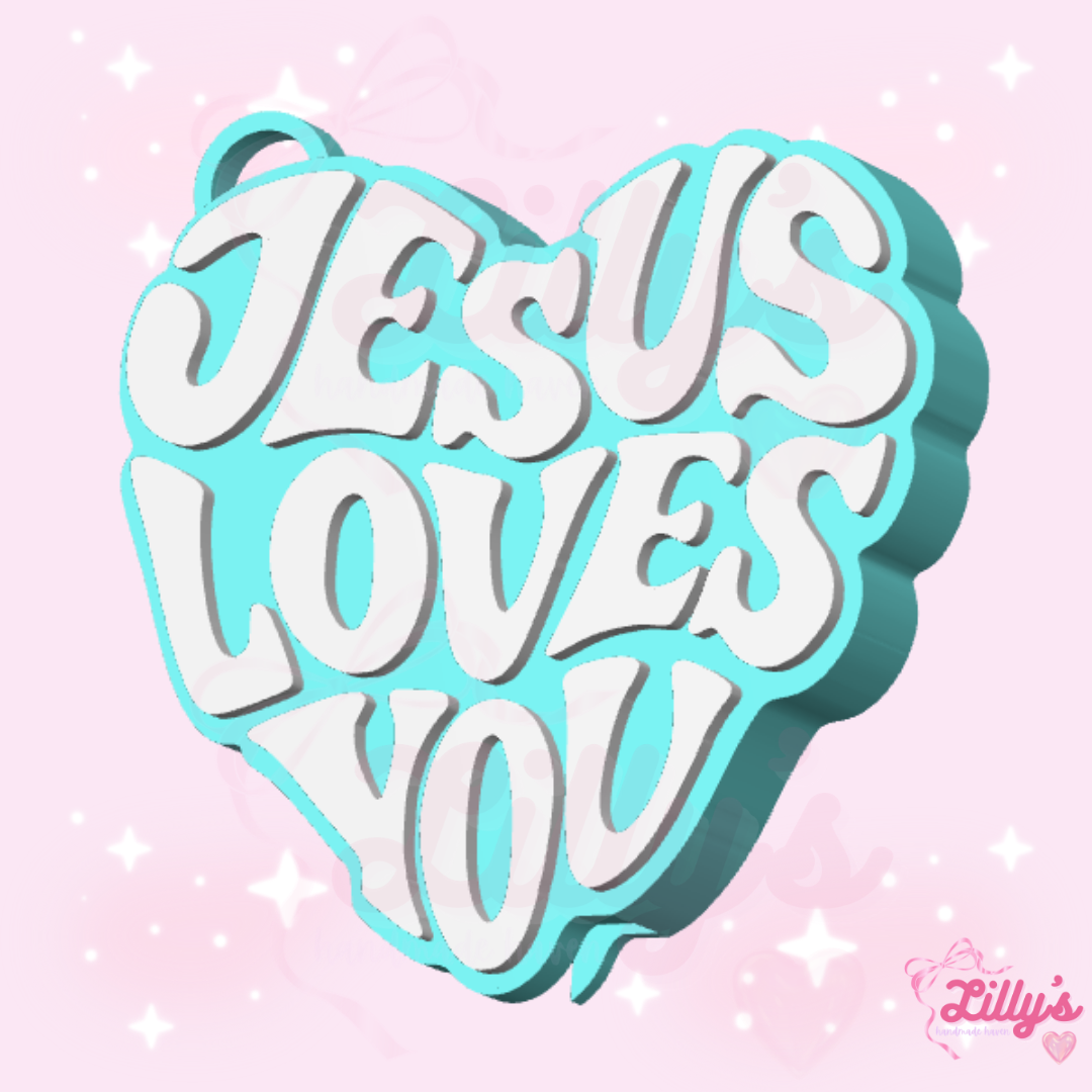 Jesus Loves You Can Opener Keychain