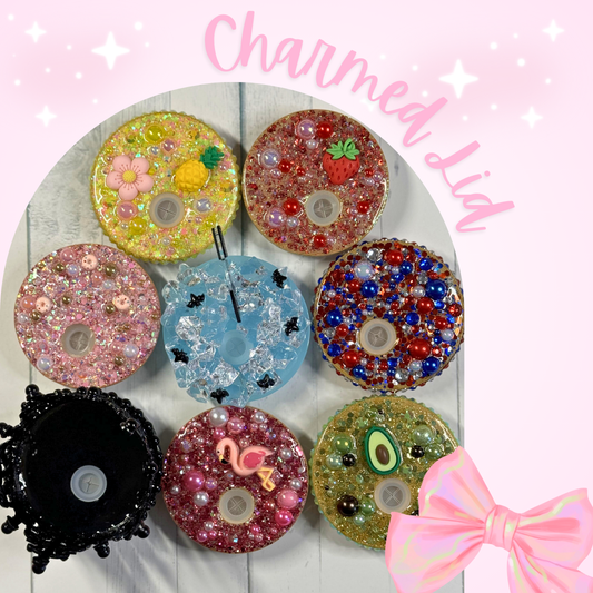 Charmed Lid Add-On – Personalize Your Tumbler Lid!