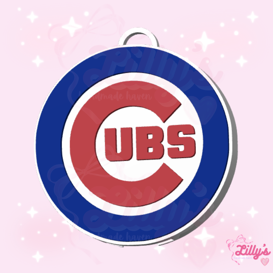 Chi Baseball Can Opener Keychain