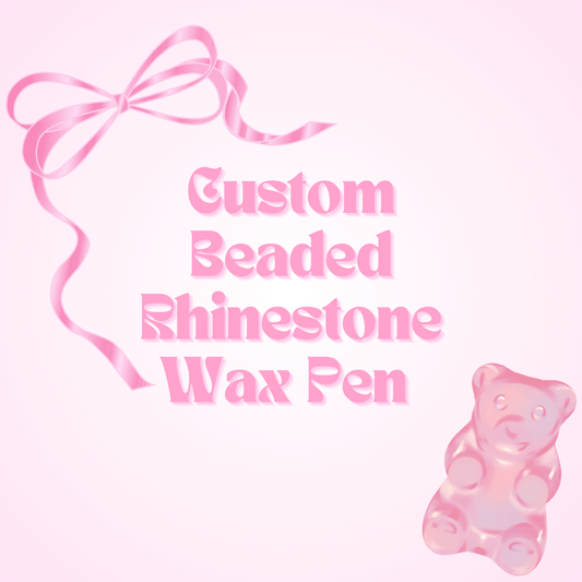 Custom Beaded Rhinestone Wax Pen Tool