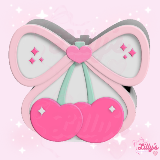 Coquette Cherries Pen/Makeup Brush Holder