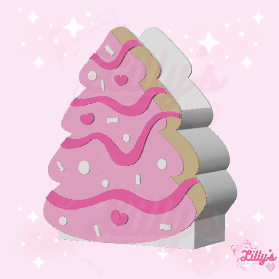 Christmas Tree Cookie Pen/Makeup Brush Holder