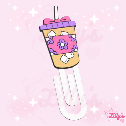 Iced Coffee Jumbo Paper Clip