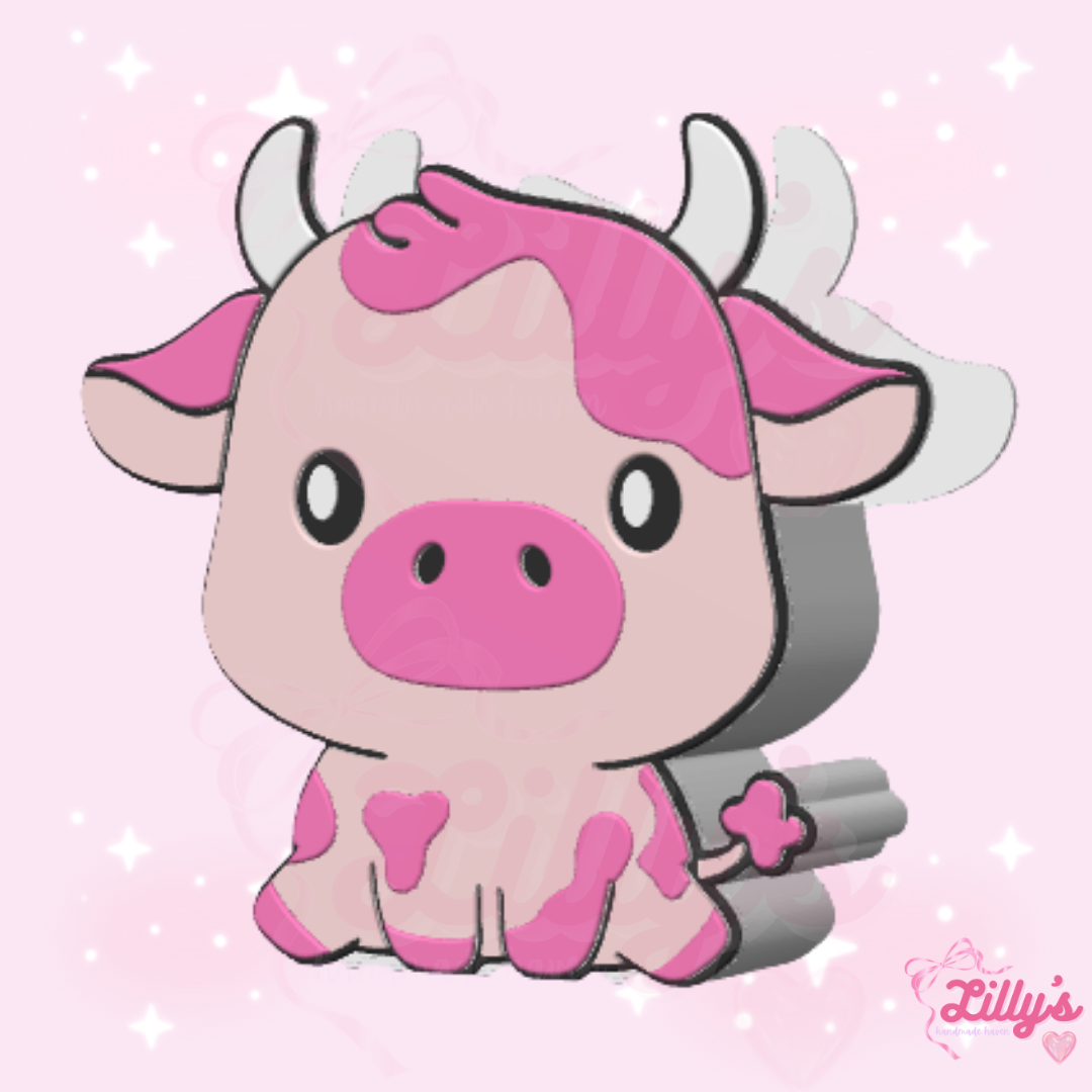 Highland Cow #1 Pen/Makeup Brush Holder