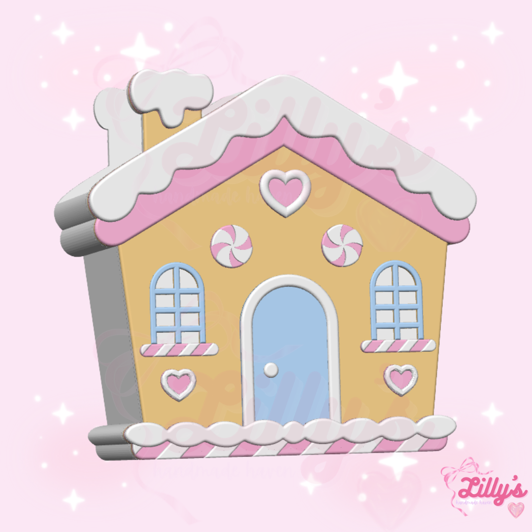 Gingerbread House Pen/Makeup Brush Holder