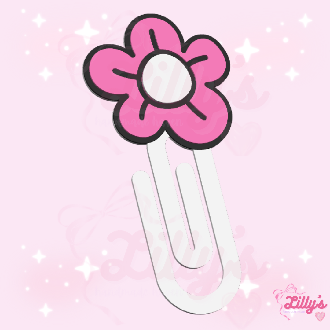 Flower Jumbo Paper Clip