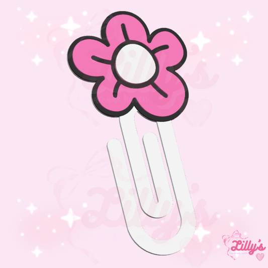 Flower Jumbo Paper Clip