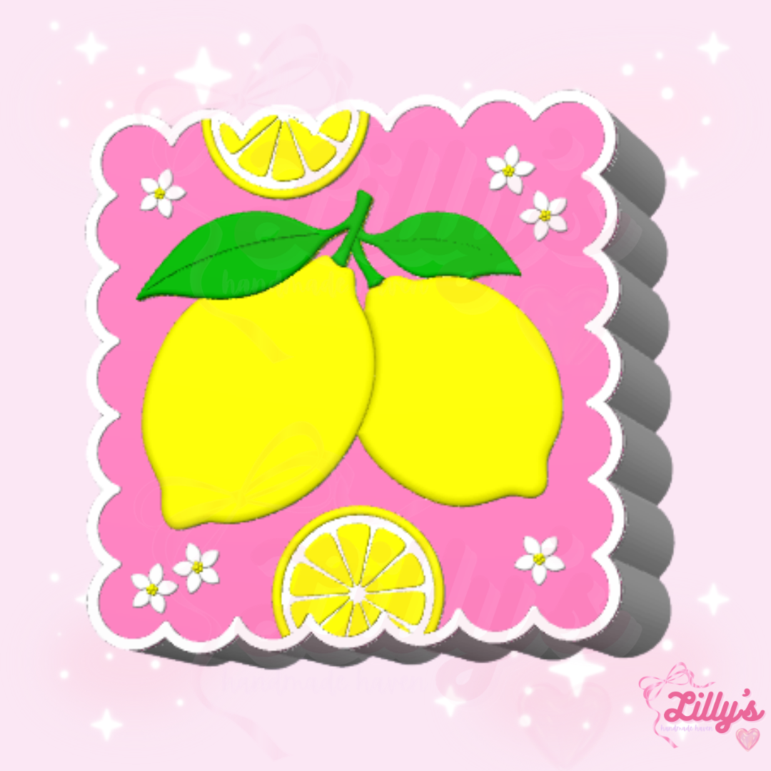 Lemons Pen/Makeup Brush Holder