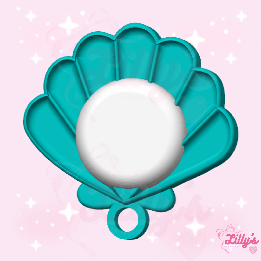 Seashell with Pearl NFC Tag