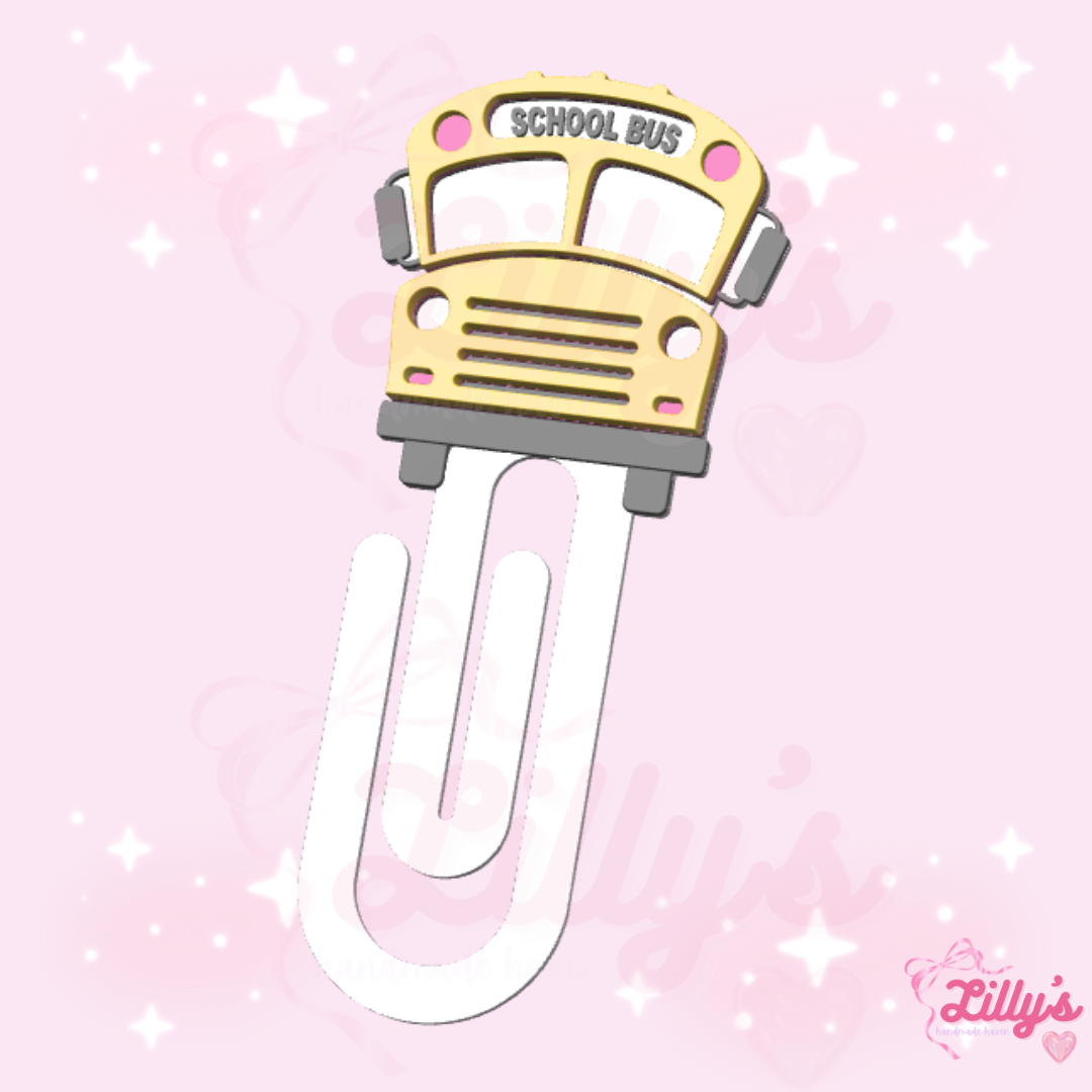 School Bus Jumbo Paper Clip