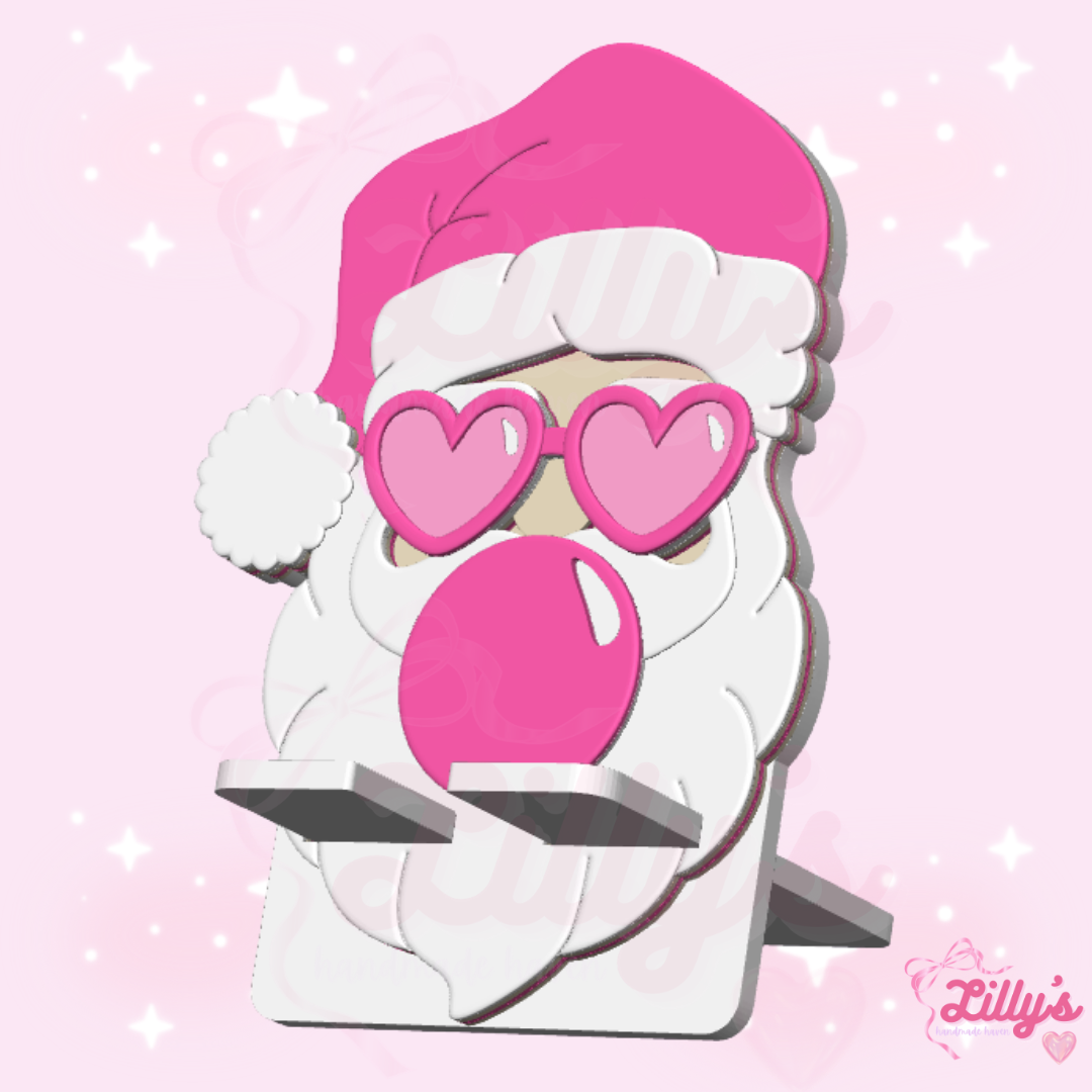 Sassy Santa Phone Holder