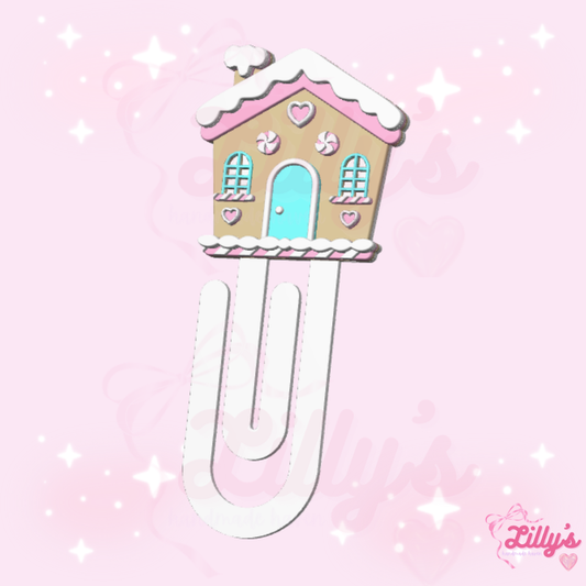 Gingerbread House Jumbo Paper Clip