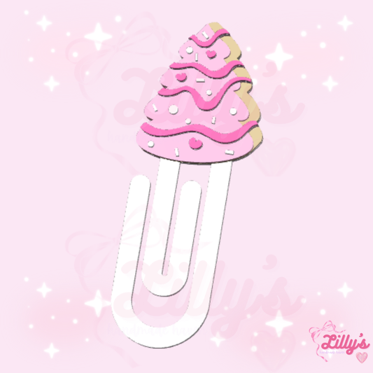 Christmas Tree Cookie Jumbo Paper Clip