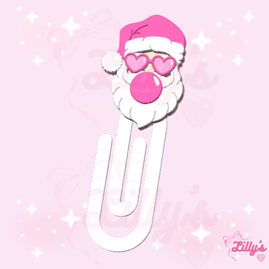 Sassy Santa Jumbo Paper Clip