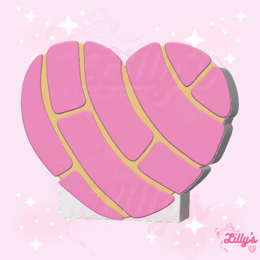 Concha Heart Pen/Makeup Brush Holder