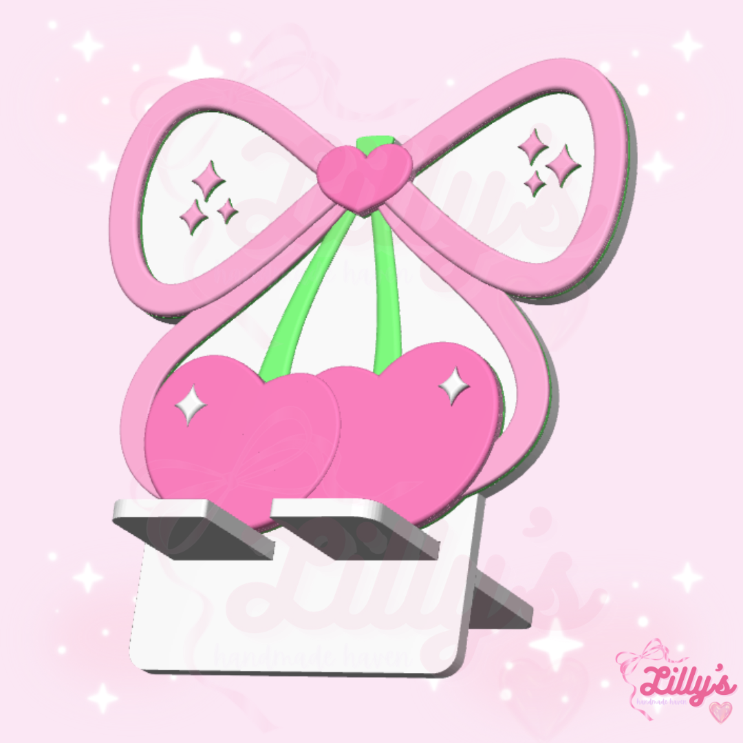 Coquette Cherries Phone Holder