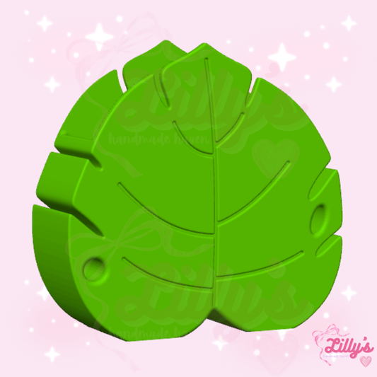 Monstera Leaf Pen/Makeup Brush Holder